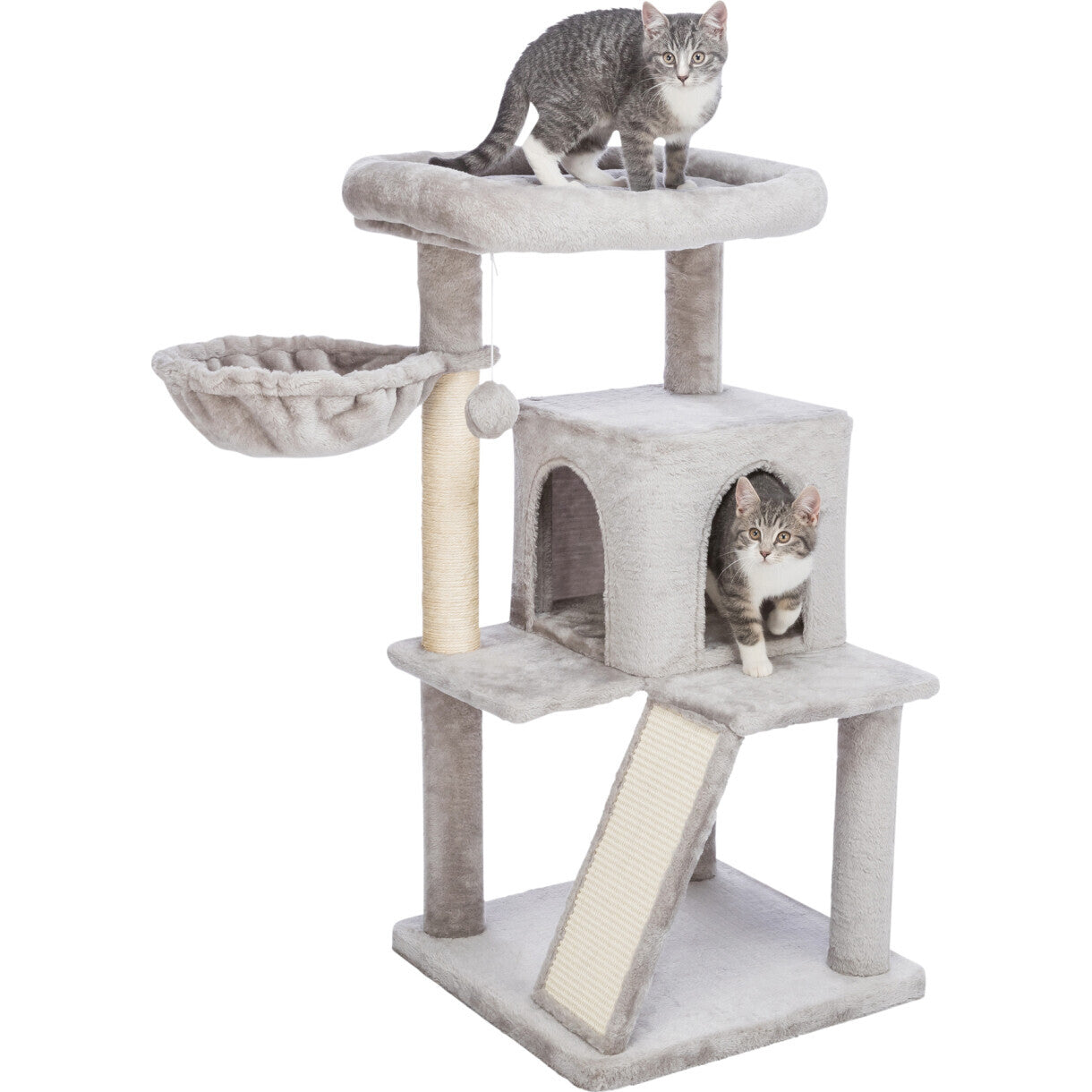 Trixie Junior Pepito kradsetræ til katte 98 cm - grå