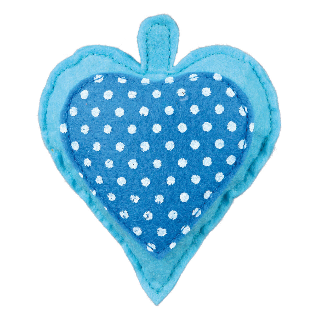 Trixie kattelegetøj Filt hjerte med bjælde 11 cm - assorteret farver