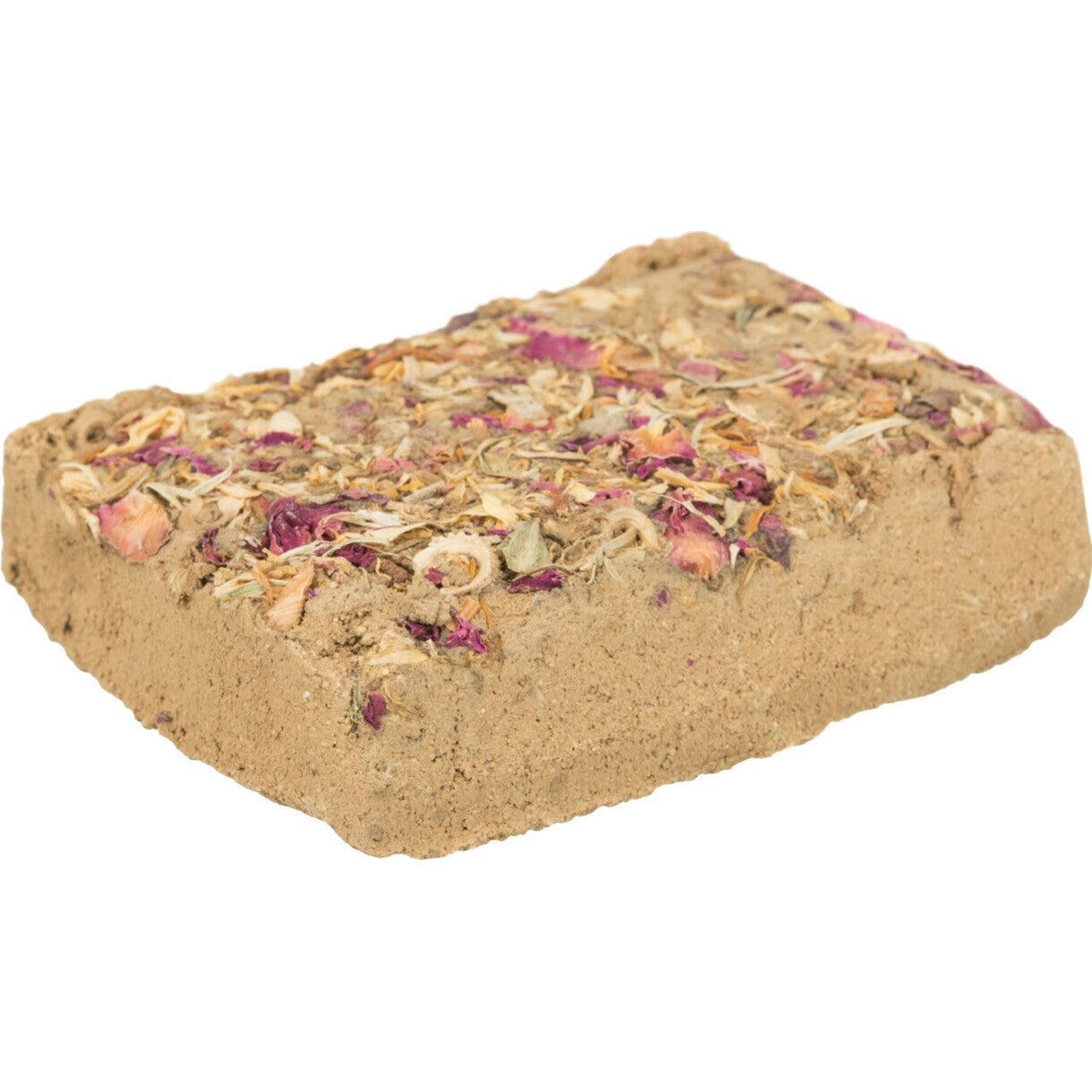 Trixie gnaver godbidder god mod tænderne mursten af ler med blomster 100 g