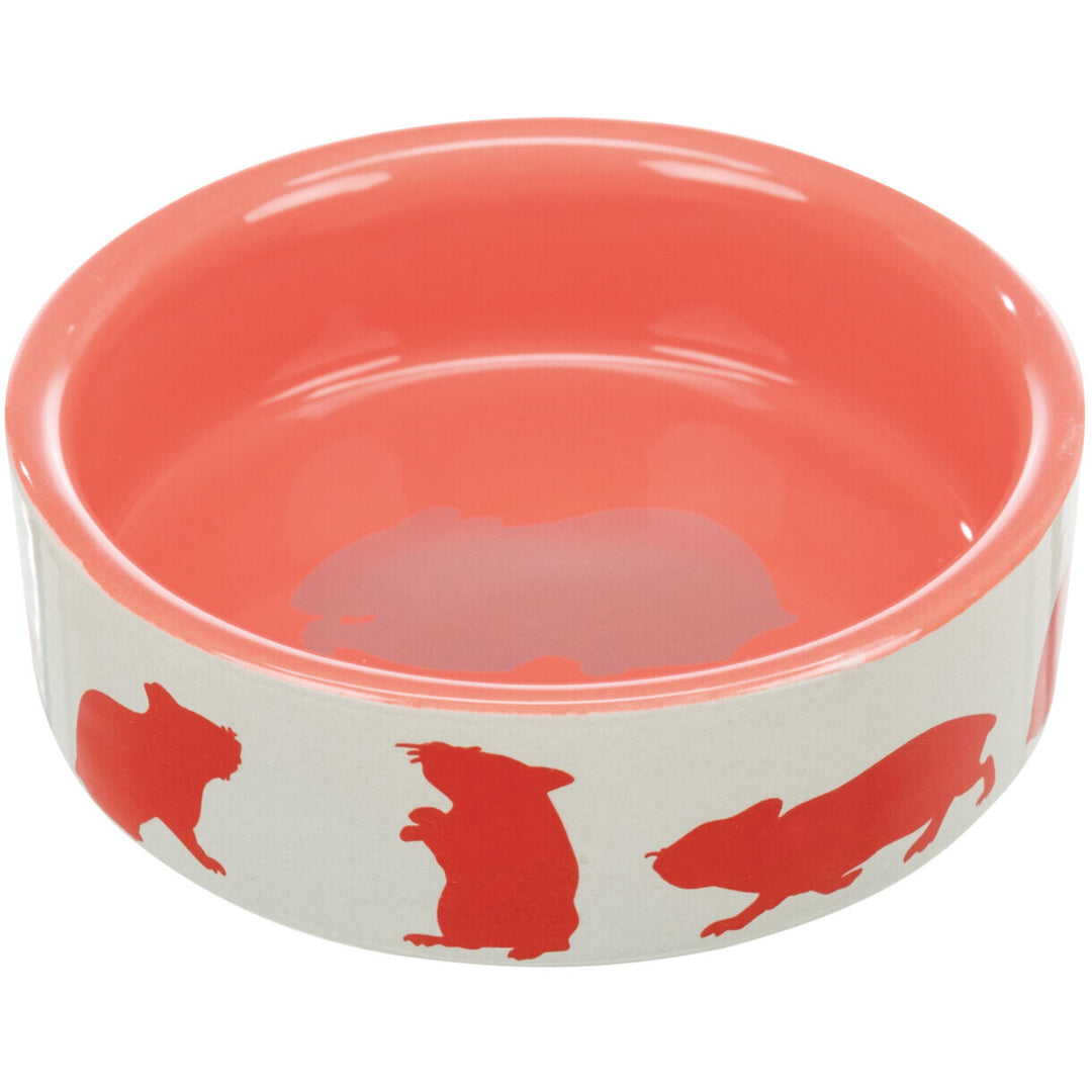 Trixie Hamsterskål med motiv 8 cm - 80 ml - assorteret farver