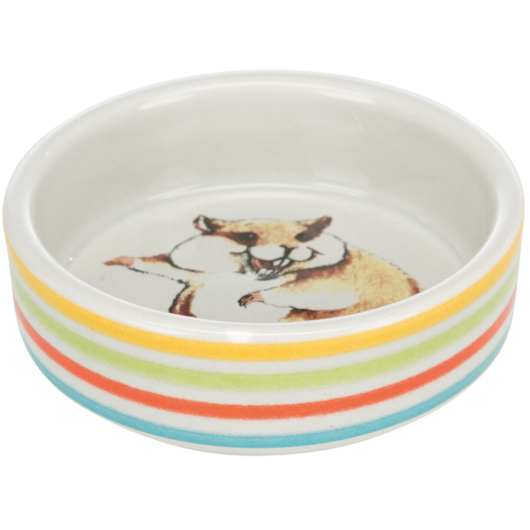 Trixie keramik hamsterskål 80 ml - ø 8 cm