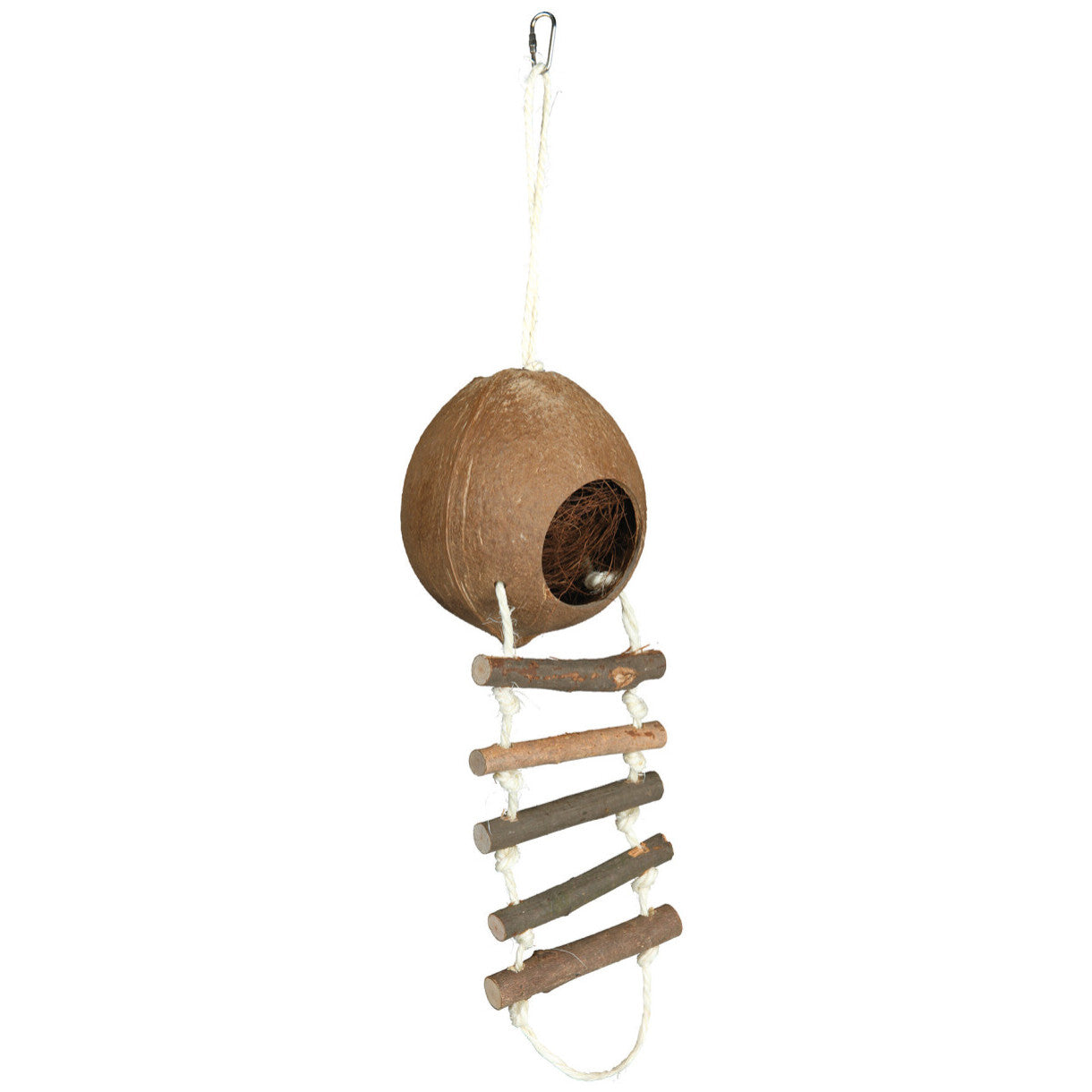 Trixie Kokosnød hus til Hamster og mus - enkelt ø 13 cm