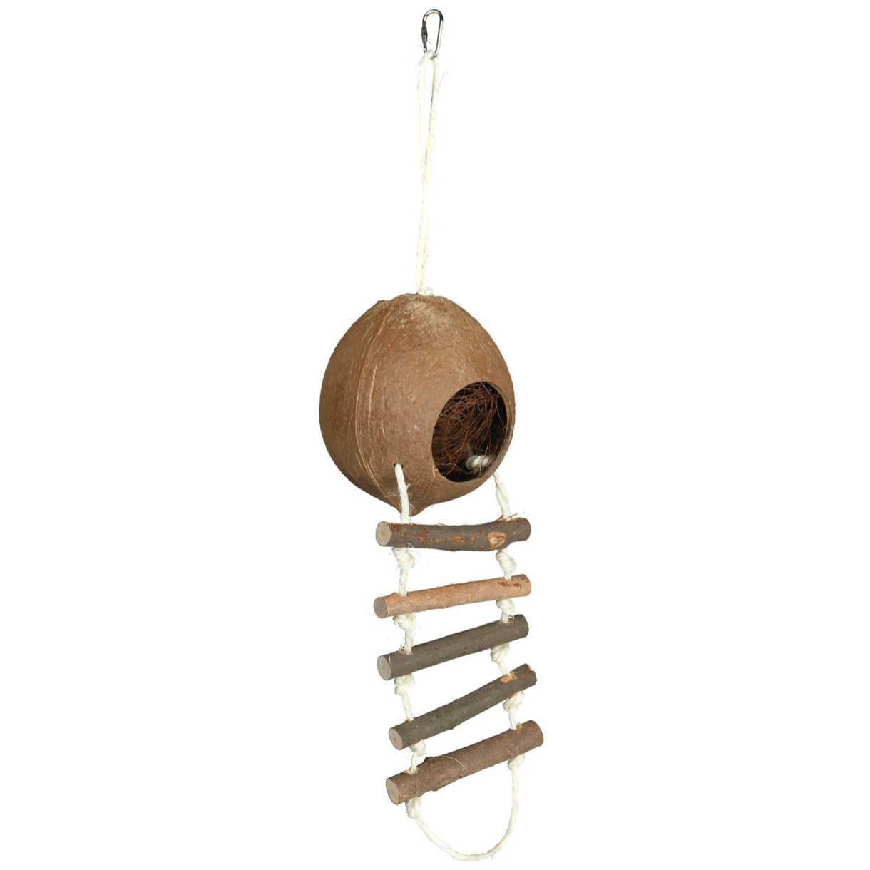 Trixie Kokosnød hus til Hamster og mus - enkelt ø 13 cm