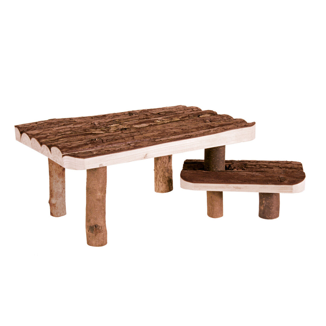 Trixie Platform med trappe til kaniner og marsvin 37 x 17 x 28 cm