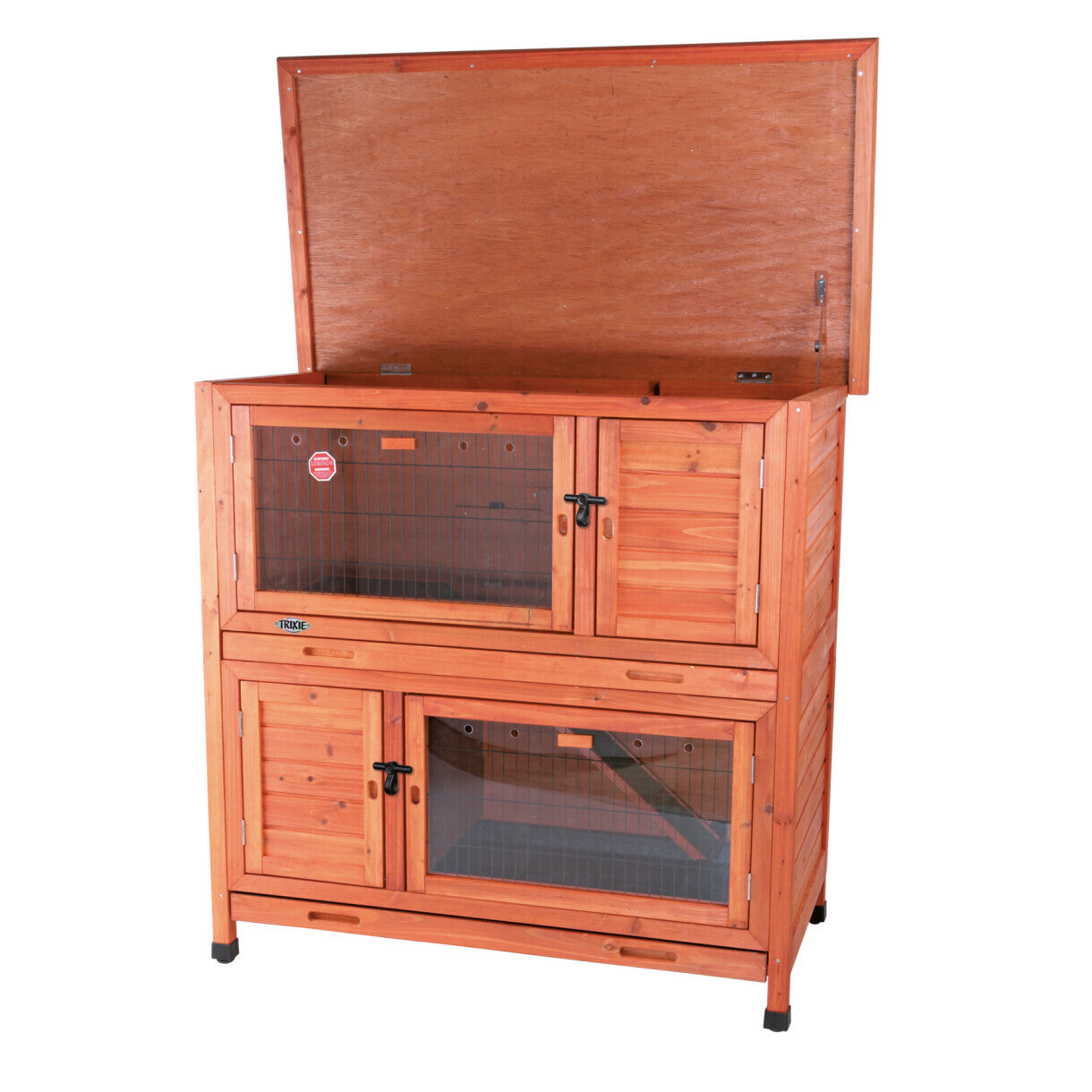 Trixie natura udendørs kaninbur i 2 etager, isoleret