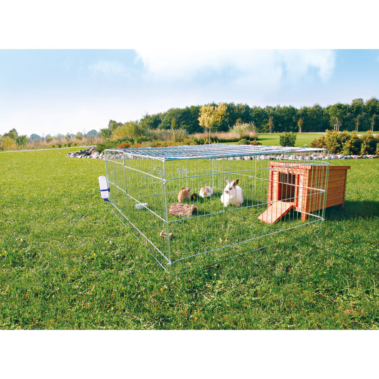 Trixie natura kanin løbegård med låg