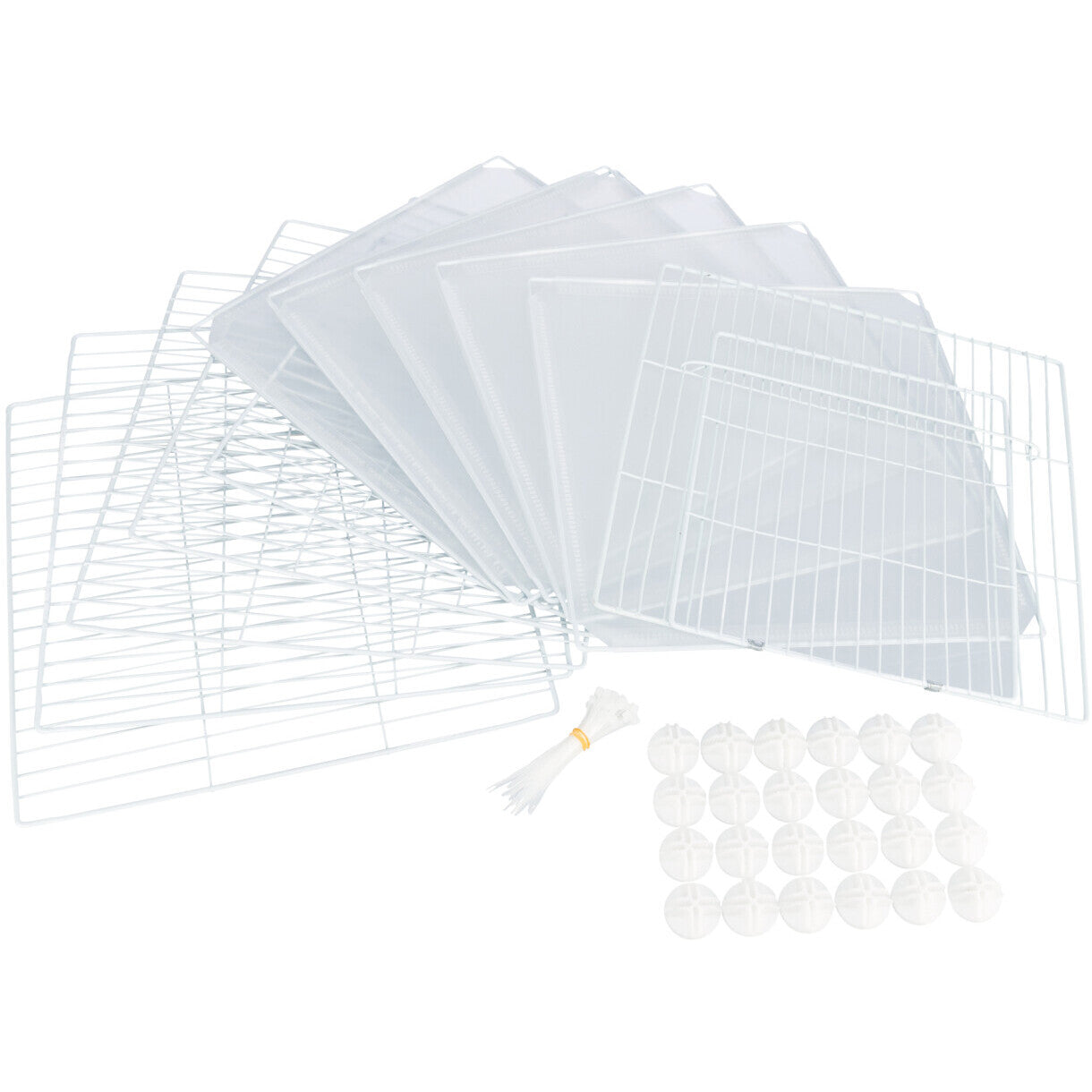 Trixie indendørs løbegård til små dyr 140 x 35 x 70 cm hvid