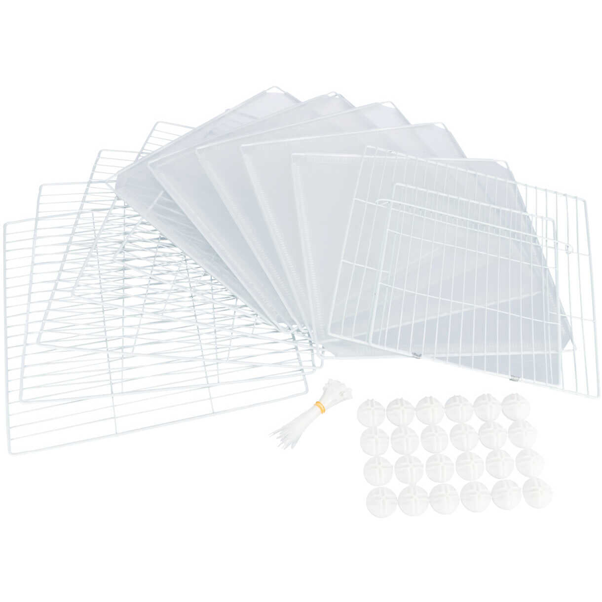 Trixie indendørs løbegård til små dyr 140 x 35 x 70 cm hvid