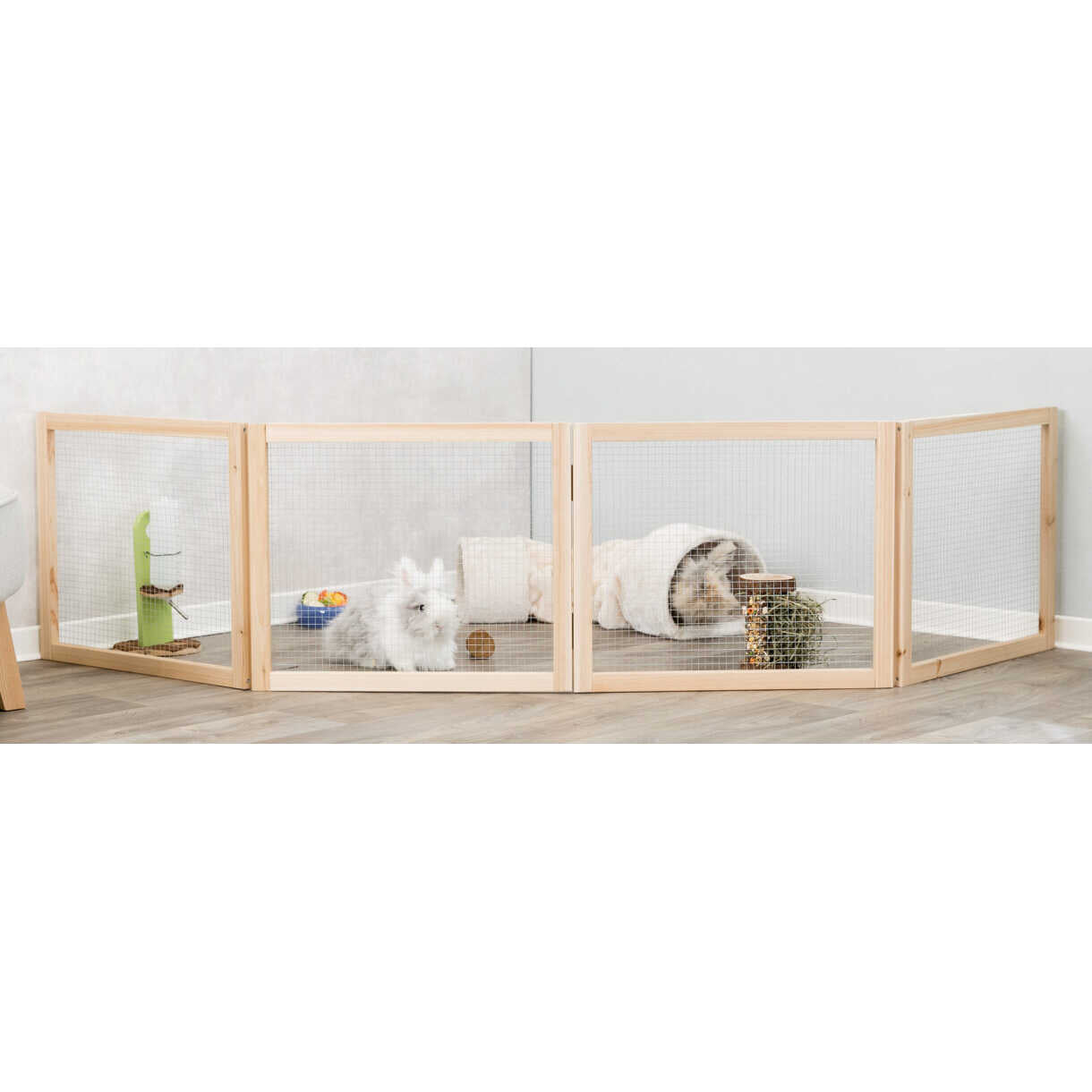 Trixie Indendørs gnaver og kaninløbegård 60 - 240 x 50 cm