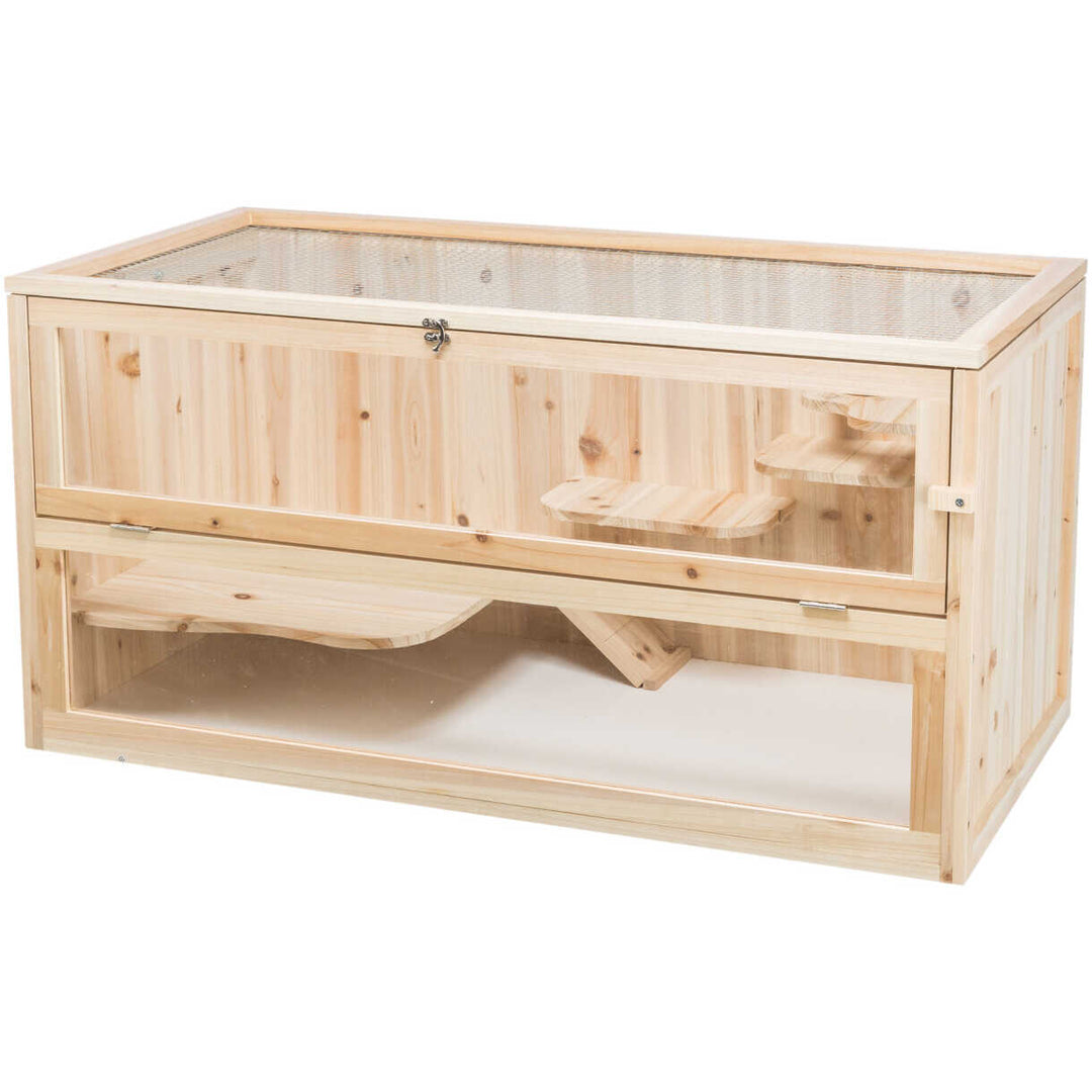 Indendørs gnaver bur til hamster - fritter mus og rottter 100 x 50 x 50 cm