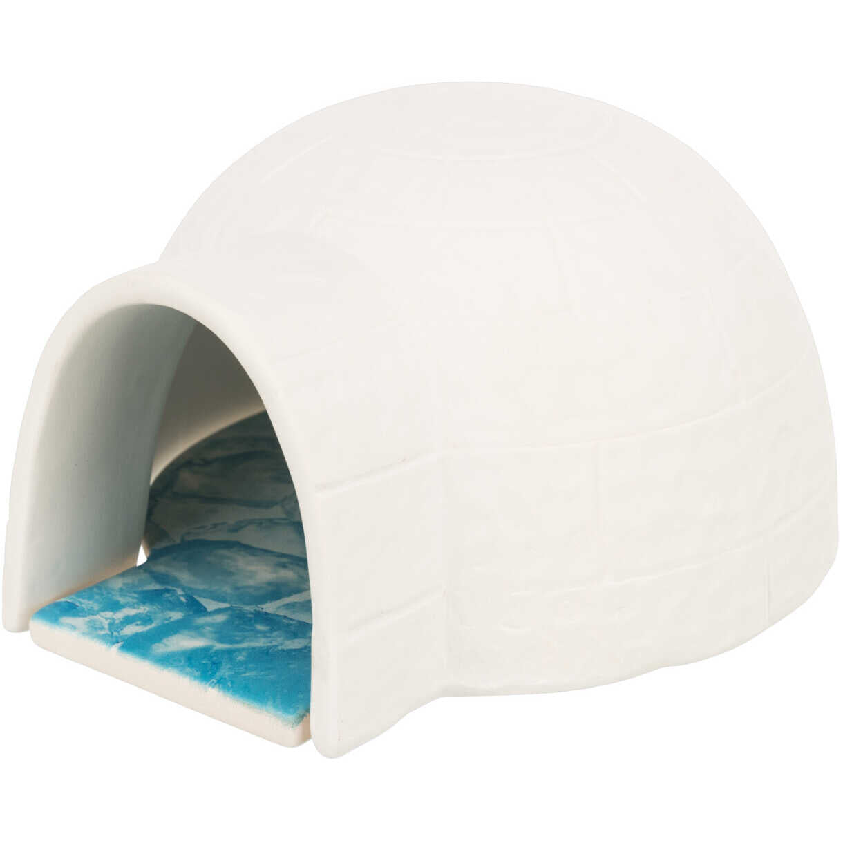 Trixie Igloo med køleunderlag - mus og hamster - keramik - 13 x 9 x 15 cm