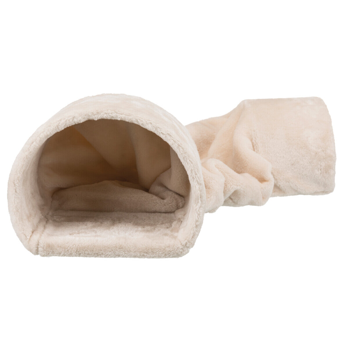 Trixie Tunnel til kaniner og marsvin i plys 80 x 27 x 21 cm - beige