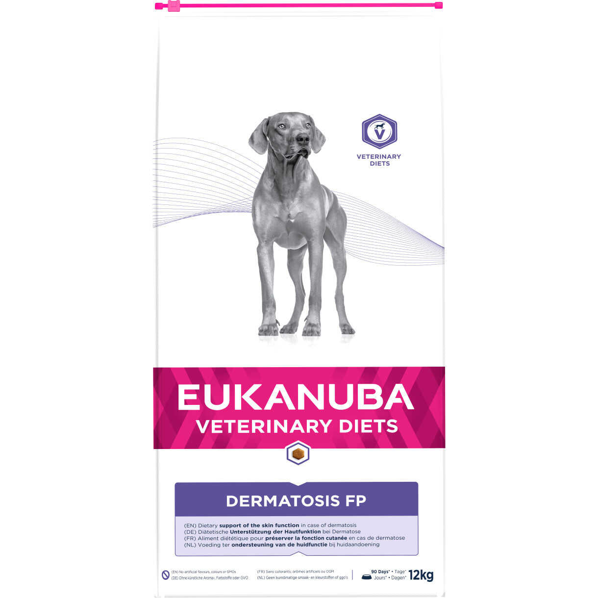 12 kg Eukanuba Veterinary Diets Dermatosis hundefoder - til hunde med hudproblemer