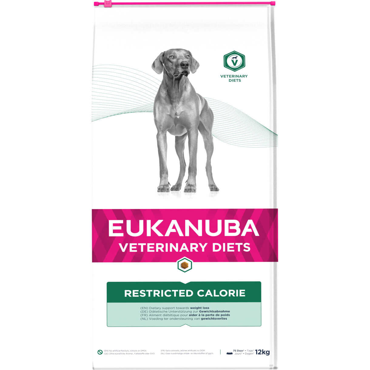 12 kg Eukanuba hundefoder veterinary restricted diet - til hunde der skal tabe sig