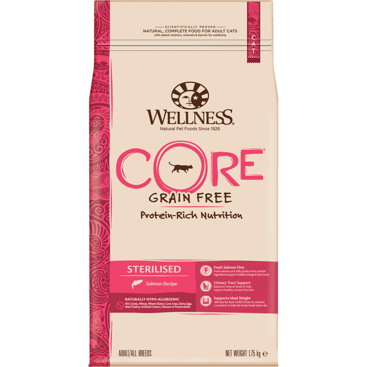 CORE kattefoder til voksne Steriliseret katte med laks og tun - kornfrit