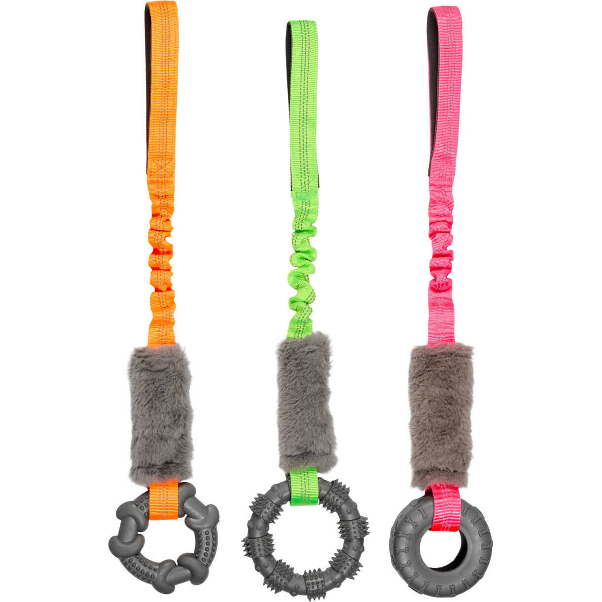 Companion Bungee legetøj med TPR-ring, assorteret