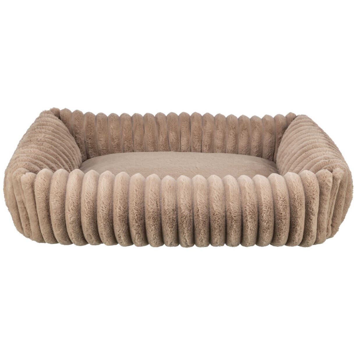 Trixie Lonni hundeseng, firkantet, fløjlsplys