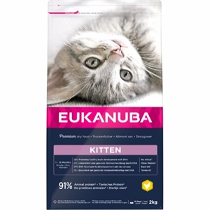 10 kg Eukanuba killingefoder med kylling og ris - fra 1 til 12 mdr