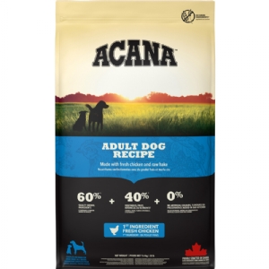 11,4 kg Acana Adult Dog hundefoder med kylling