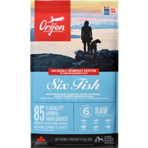 11,4 kg Orijen Six Fish hundefoder