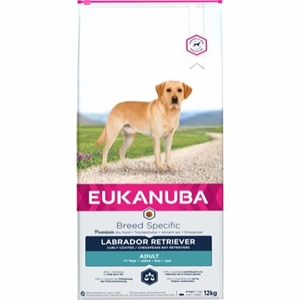 12 kg Eukanuba Labrador Retriever hundefoder med kylling fra 1 år