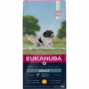 Eukanuba hundefoder Adult Medium 12 mdr til 7 år