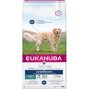 12 kg Eukanuba hundefoder Daily Care overweight - sterilized med kylling