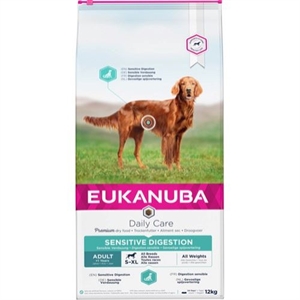 12 kg Eukanuba hundefoder Daily Care sensitive digestion med kylling