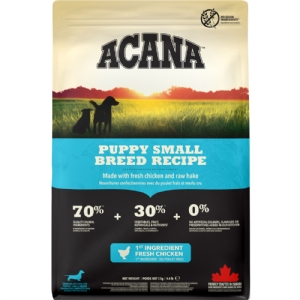 Acana Puppy Small Breed hvalpefoder med kylling og fisk