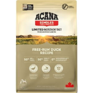 Acana Singles Free-Run Duck hundefoder med and