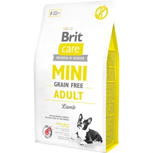 2 kg Brit Care Mini hundefoder med lam
