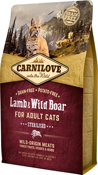 2 kg Carnilove Sterilised kattefoder