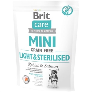 400 gr Brit Care Mini hundefoder Light til steriliserede hunde