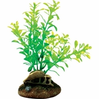 4FISH akvarie plasticplante Kranie og planter 6,5 x 6,3 x 13,3 cm