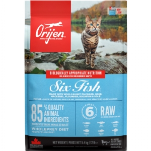 5,4 kg Orijen Six Fish kattemad 