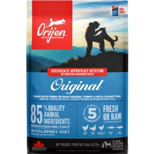 6 kg Orijen Original hundefoder med kylling og fisk
