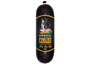 350 gr AlphaSpirit våd hundefoder i pølse med kalkun og kylling - korn og glutenfri