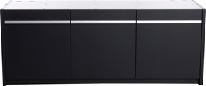 Kabinet til AkvaStabil move akvarie 200 x 60 x 79 cm - sort - 720 Liter