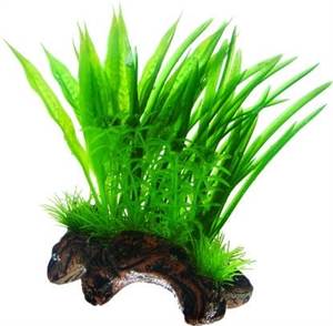 Akvarie plasticplante Flora Root, 17 cm