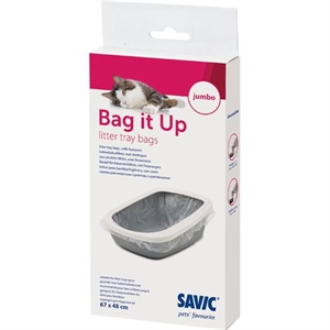 Savic affaldsposer til kattebakker 67 x 48 cm - JumboMax