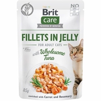 24 x 85 g Brit katte-vådfoder med tun i Gele - kornfrit