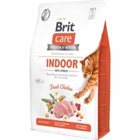 2 kg Brit Care Indoor Antistress kattefoder - kornfrit