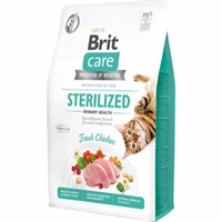 2 kg Brit Care kattefoder til voksne katte Sterilized Urinary Health - kornfrit