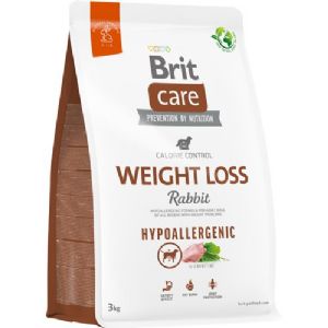 3 kg Brit Care Hypoallergenic weight loss til alle typer hunde med kanin