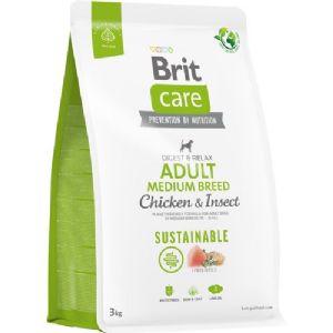 Brit Care hundefoder Adult Medium Breed med kylling og insekter til mellemstore hunde