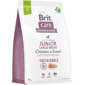 3 kg Brit Care Junior Large Breed hvalpefoder med kylling til store racer over 25 kg