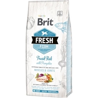 12 kg Brit Fresh hundefoder - Adult Large