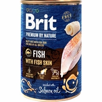 Brit hundevådfoder med fisk og fiskeskind 400 g