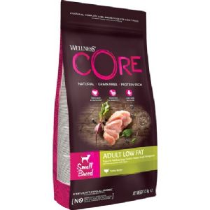 1,5 kg CORE hundefoder Adult Small Breed med Kalkun og kylling LOW FAT - kornfrit