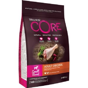 5 kg CORE hundefoder Adult Small Breed Original med kylling og kalkun - kornfrit